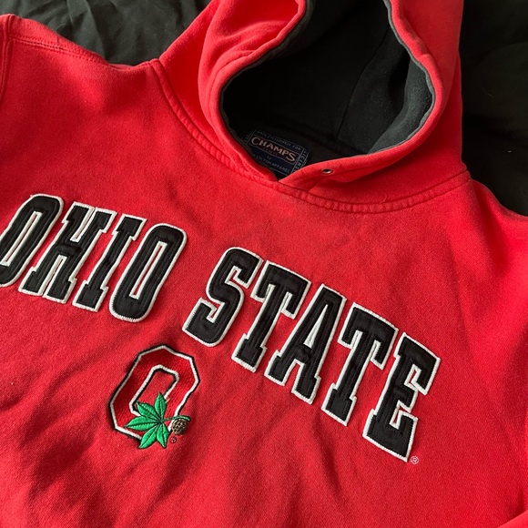 #201 (VINTAGE) OHIO STATE (CHAMPS) brand Hoodie - Picture 11 of 13